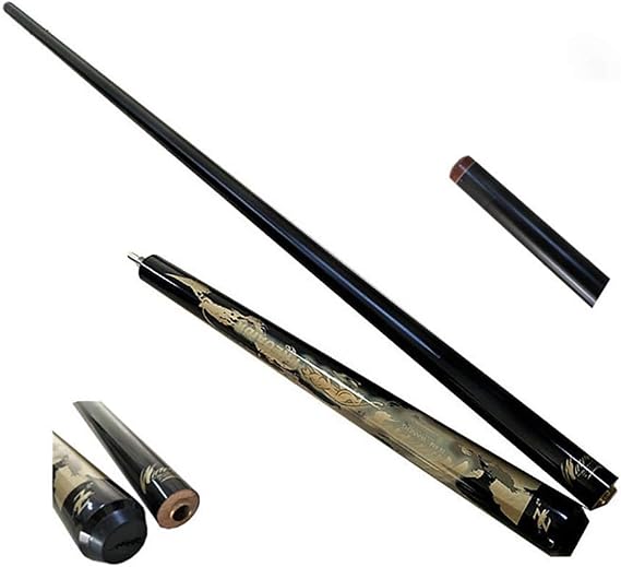 MU Pool Cue, 3/4 Jointed Snooker Billiard Pool Cue Handmade Shaft Jump Club with Extension,#1