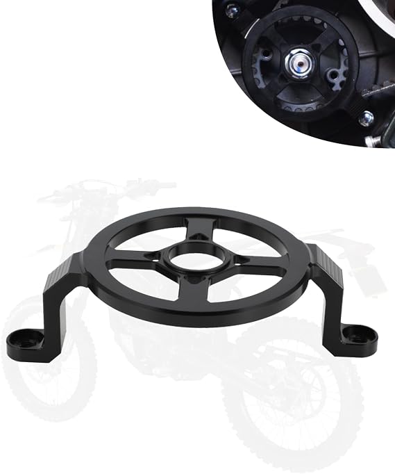 Engine Cover for Surron Ultra Bee,CNC Case Saver Motorcycle Guard Protector for Dirt Bike Sur Ron Utra Bee - Black