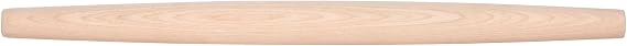 J.K. Adams French Tapered Rolling Pin, Wooden Baking Dowel, 20.5" x 1.5" | Handle-Free Maple French Rolling Pin Offers Precise Palm Control for Rolling Pastries and Delicate Doughs