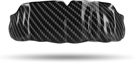 Impact Custom Professional All Sports Mouthguard with Trim for Gag Reflex (Carbon Fiber)