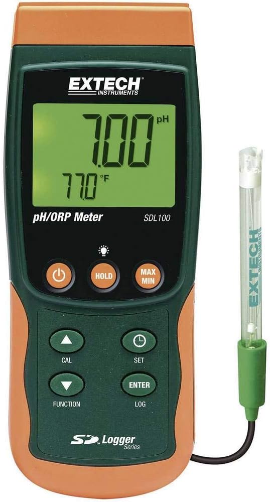 Extech SDL100 pH, ORP, and Temperature Meter, SD Card Datalogger