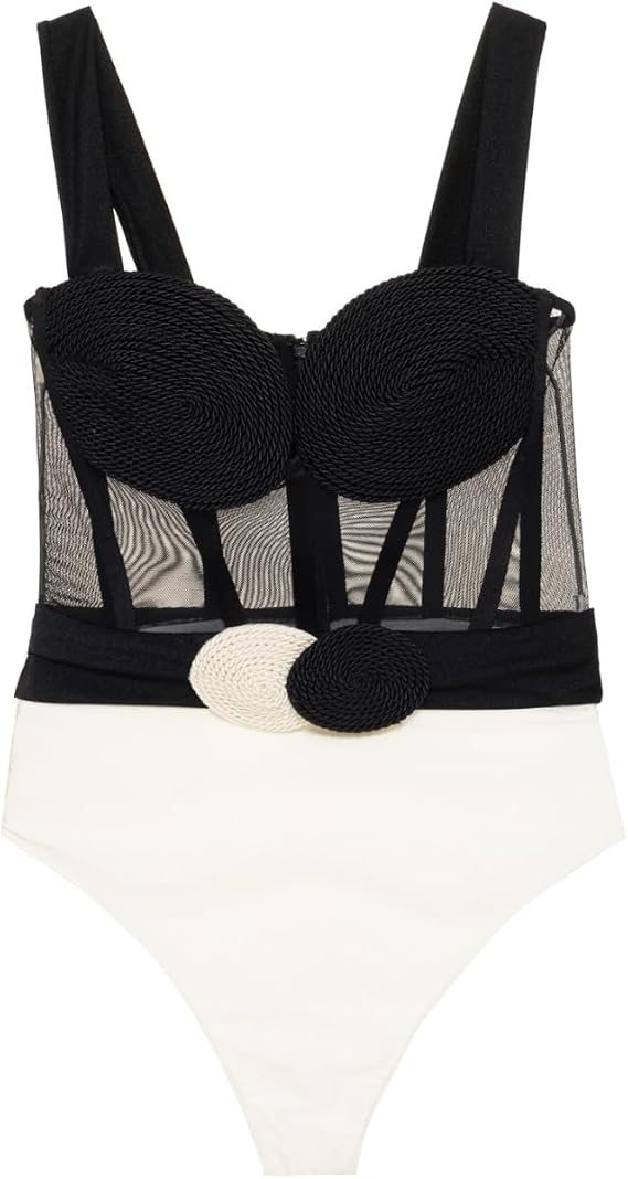 Jersey Sands Corset Bodysuit