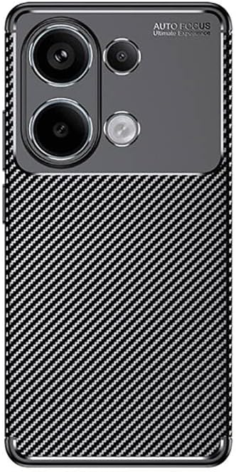 Ehr. Xiaomi Redmi Note 13 Pro 4G Compatible Camera Protected Carbon Brushed Silicone Case