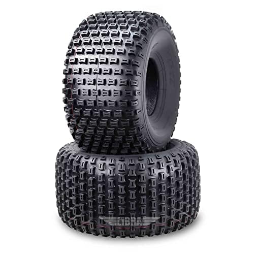 WANDA 2 New ATV Tires 22X11-10 4PR P322 Dimple Knobby - 10030