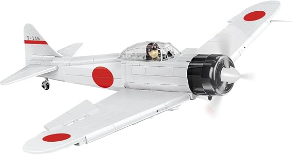 COBI Historical Collection World War II Mitsubishi A6M2 Zero-SEN Plane