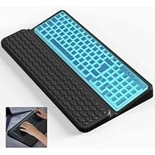 Wrist Rest for Computer Keyboard, Keyboard Wrist Rest, Ergonomic Keyboards Holder for Easy Typing Working, Wrist Pad for Keyboards with Comfortable Wrist Rest for Keyboard Black