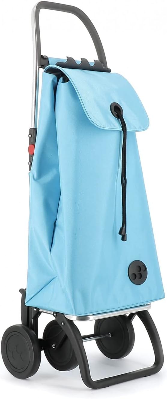Rolser I-Max MF 4 Wheel Foldable Shopping Trolley - Light Blue