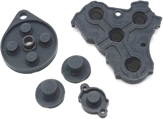 Replacement Silicone Rubber Pad Conductive Adhesive Right Button Keypad for NGC Controller