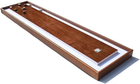 Masters Table Shuffleboard game - Beech or Walnut (Playing Surface: Walnut)