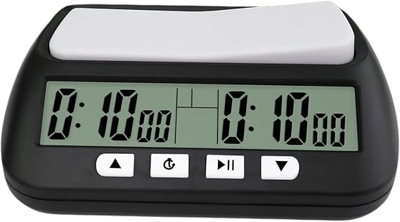 Chess Clock Digital Chess Timer Chess Clock Timer Count UP/Down Bonus Delay Portable Chess Clocks English Version for Leap Chess Game Timer