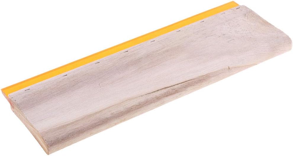 Widen Silk Stencil Screen Printing 5.2-inch-Wide Squeegee Wood Screen Ink Scraper 13-inch-Long33cm Widen Oiliness Squeegee - 75 Durometer