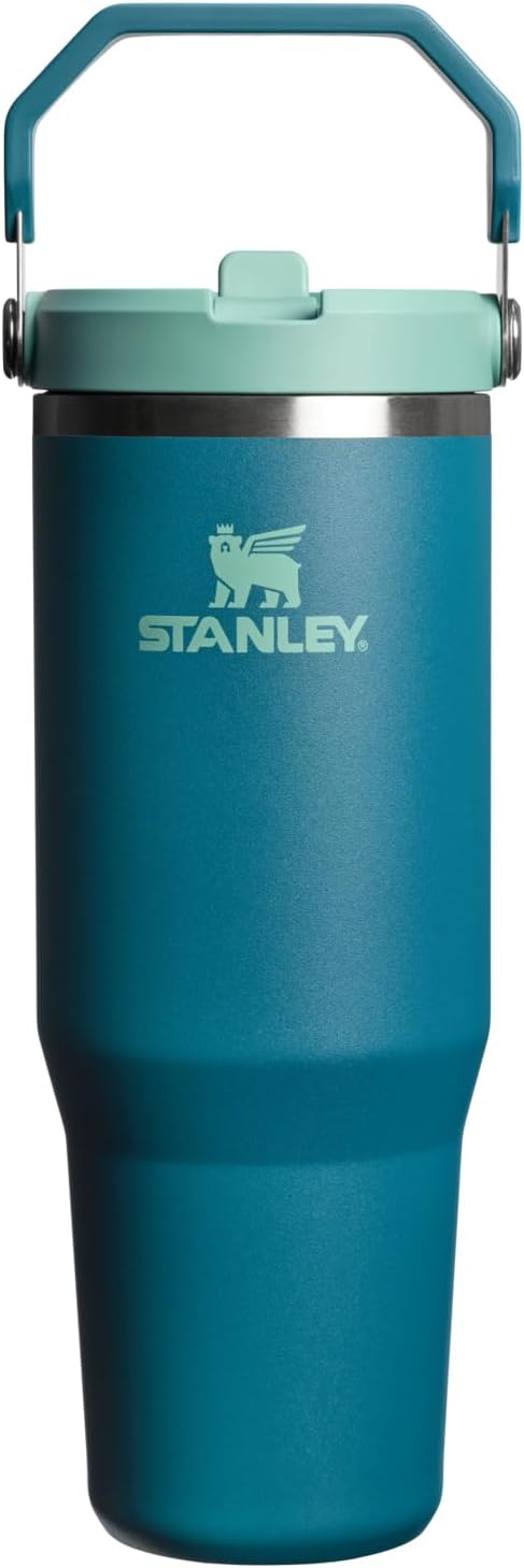 STANLEY Classic IceFlow Stainless Steel Tumbler with Straw, Vacuum Insulated Water Bottle for Home, Office or Car, Reusable Cup with Straw Leakproof