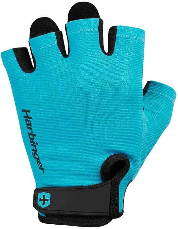 Harbinger Power Weightlifting Gloves, Padded genuine leather palm provides firm grip with reinforced high-touch areas