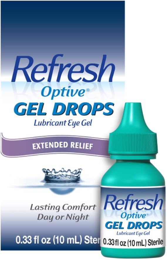 Refresh OPTIVE Gel Drops Lubricant Eye Gel, 0.33 Fl oz (10 mL)