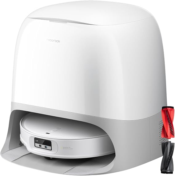 roborock Qrevo CurvX Robot Vacuum and Mop with Zero-Tangling DuoDivide Main Brush