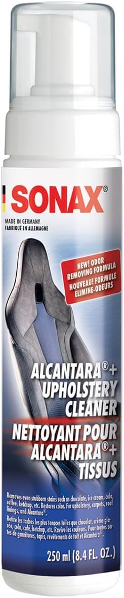 SONAX Upholstery & Alcantara Cleaner Foam, Car Interior Cleaner, 250 ml