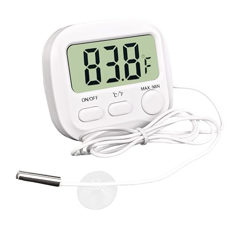 Digital Aquarium Water Thermometer,HD LCD Screen Fish Tank Thermometer
