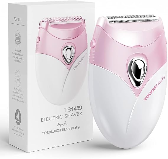 TOUCHBeauty Body Hair Shaver for Women On Travel Body/Leg/Bikini Hair Removal Wet/Dry Shaving Pink