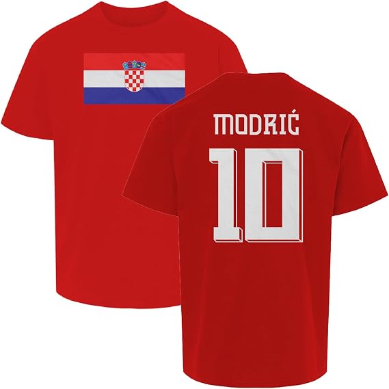 Croatia Pride Modric 10 Two-Sided Tribute Youth Unisex T-Shirt