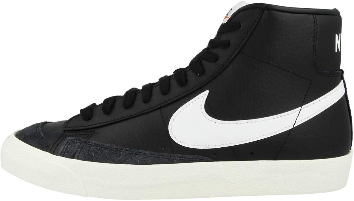 Nike Men's Blazer MID '77 VNTG Basketball Shoe, Black/White-Sail-Team Orange, 10 UK