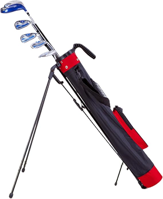 Lightweight Portable Golf Bag Waterproof Golf Rack Bags Large Capacity Durable Carry Pack Can Hold 5-6 Clubs Shoulder Belt