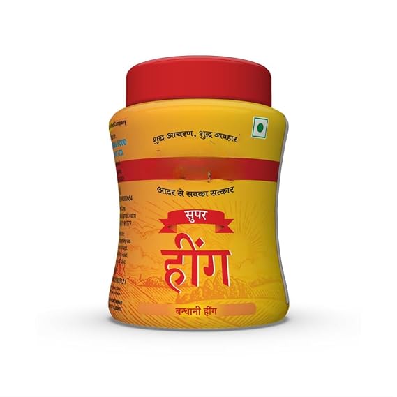 Generic Compounded Asafoetida (Bandhani Hing), Lucknawi Hing, Strong Flavour & Aroma, Natural Asafoetida Pure Hing (No Atta No Maida) - 100 gm
