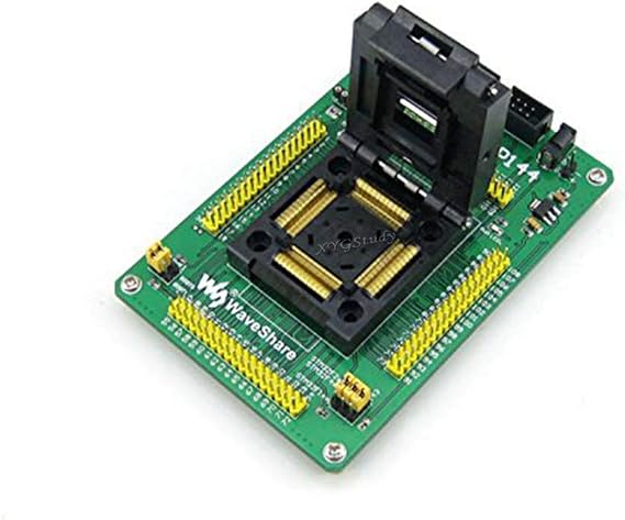 STM32-QFP144 STM32 STM32F(F1 F2 F4) QFP144 LQFP144 0.5mm Pitch Program Programmer Programming JTAG SWD Port Yamaichi IC Test & Burn-in IC51-1444-1354-7 Socket Board Adapter @XYG