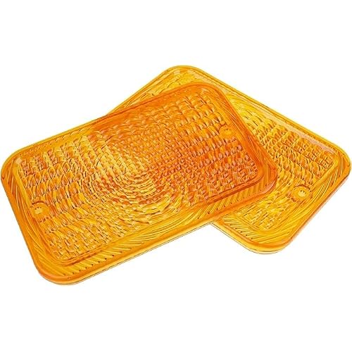 Tractor Taillight Lens Amber LVU18745 fits John Deere Tractor 1023E 1025R 1026R 2027R 2032R 3120 3203 3320 4105 4520 4600 5415 54252PACK