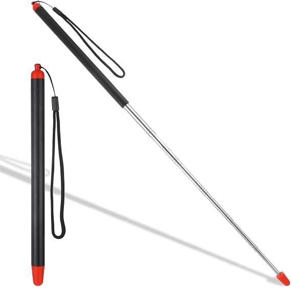 Expandable whiteboard Pointers, Telescopic Teachers Pointer Stick, Retractable Teaching-Pointer, Hand-Pointer Extendable, Pointer Finger Stick, Presentation Sticks for Office, Classroom (47 Inch)