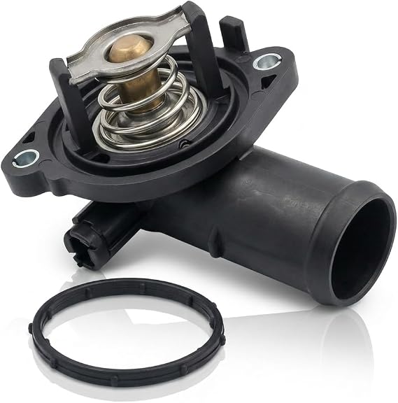 Engine Coolant Thermostat Housing For Chrysler For Dodge 5184570AJ | Fits 2011-2016 Town & Country, 2011-2017 Grand Caravan, 2011-2018 Journey, 2011-2014 200, 2011-2014 Avenger