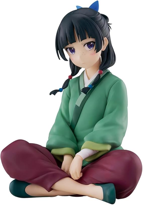 Maomao Figure Maomao Statue, 9cm Sitting Pose Cute Mao Mao Figure Model Hanfu Version Anime Figurine Collectibles Desktop Decoration Gifts for Fans