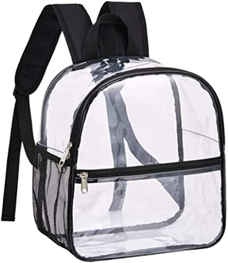 Lightweight PVC Backpack with Wide Shoulder Strap and Smooth Zipper for Outdoor Travel, Shoulder Backpack for Boys and Girls and Little Girls