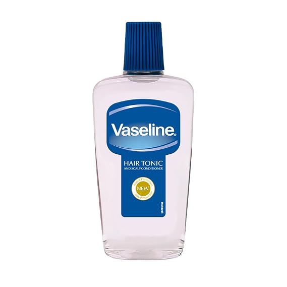 Vaseline Hair Tonic and Scalp Conditioner | Mens Retro Hair Shine, Styling and Conditioning Tonic for Dry Scalp | Small Bottle 200ml