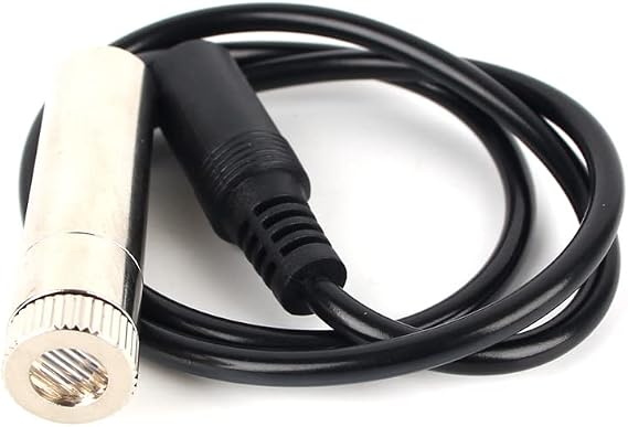 DC green laser module industrial laser module adjustable focal length line length 19.7 /50cm DC plug diameter 12mm line (1pack)