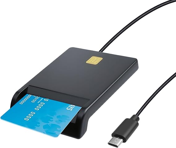 USB Smart Media Card Reader ID Card Readers Track and Analyse Driver Card Digital Tachograph Data for Portuguese Spainish Belgian Latvian Estonia German Compatible with Windows XP Vista 7 8 10 Mac OS