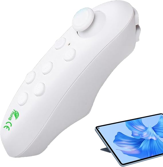 Game Pad Controller - Bluetooth Input Device Peripheral Mobile Console VR System Remote Desktop IOS Portable Gaming Accessories | Smart TV Headset Handle for Laptop Tablet