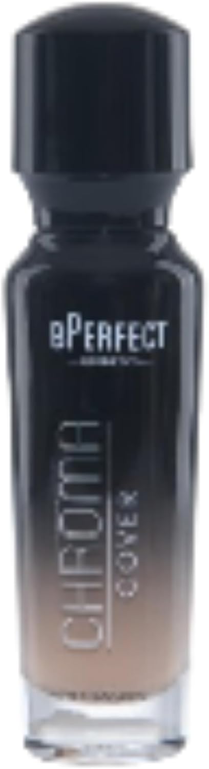 BPerfect Chroma Cover Matte Foundation - Weightless Full Coverage Base with Hyaluronic Acid & Vitamin E - Soft Matte Finish - Shade 10 - W4 Medium Warm Peach