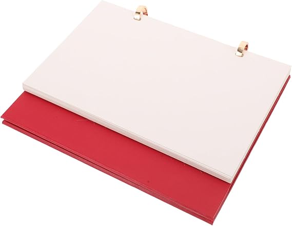Heat Transfer Blank Desk Calendar DIY Memo Planner Sturdy Thick Paper for Office Home Decorative Use Flip Desk Organizer