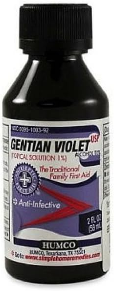 K967380 Gentian Violet (TOPICAL SOLUTION 1%) 2 FL OZ, Pack of 1
