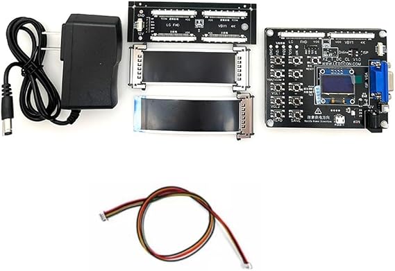 RT6943A TCON VGH VGL Change Voltage Programmer Screen Technology Modification Tool Small Board Two-in-One US Plug