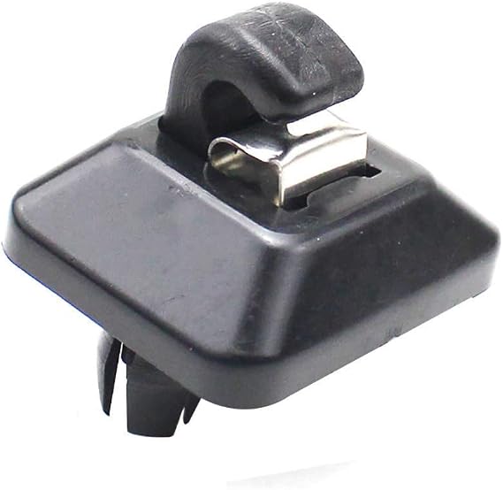 Accessories 8U0857562A Gray Black Inner Sun Visor Clip Hook Bracket for Audi A3 A4 A5 Q5 A7 B6 B7 B8 S4 S5(1PCS Black)