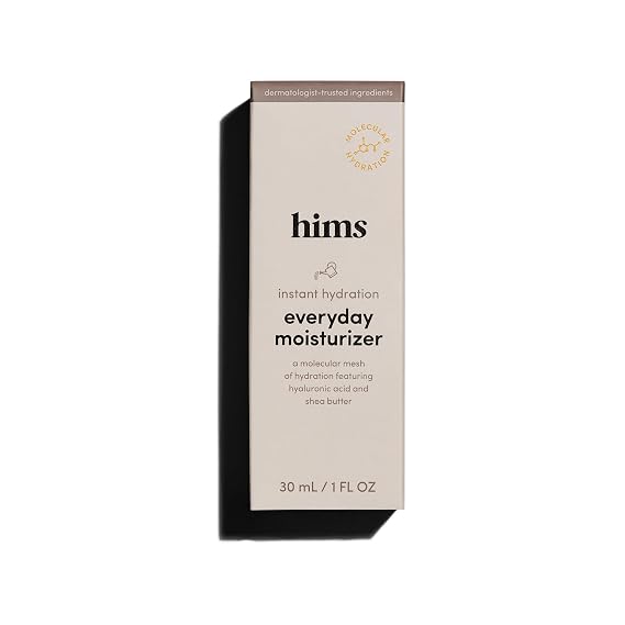 hims Everyday Moisturizer, Hyaluronic Acid, Non-Greasy Face Cream, 1 Fl Oz