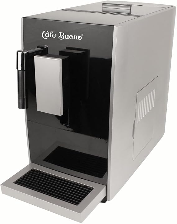 Cafe Bueno Espresso Machine & Coffee Maker - Milk Frothing Steam Wand - Cappuccino & Latte Machine - Built-in Grinder - Semi-Automatic Espresso machine