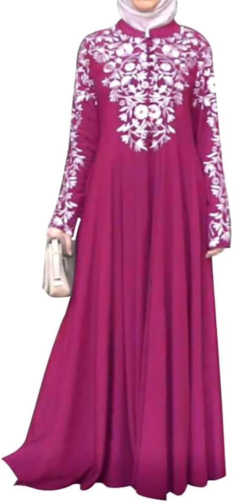 Abaya Dress for Women Muslim Clothes Islamic Eid Ramadan Dresses Arabian Turkish Jalabiya Middle East Ethnic Jilbab