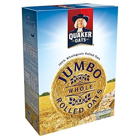 Quaker Oats Jumbo Rolled Oats Porridge - 1kg
