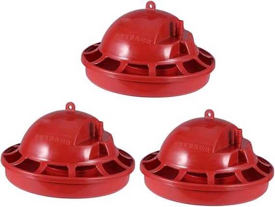 BESPORTBLE 3pcs Automatic Refill Chicken Drinking Cups Bowl for Poultry Watering Chick Cup Drinker for Birds Easy to Use in Coop Cage