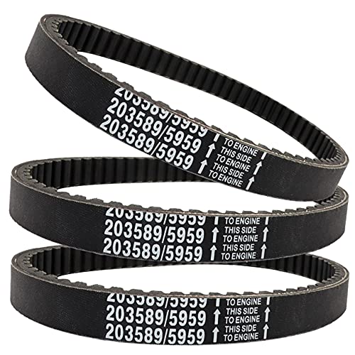 203589 Belt 30 Series Go Kart Drive Belt Torque Converter Belt Replaces for Comet 203589  manco 5959 Murray 12-8487 Baja Motorsports BB65-395 Ken-Bar 300-009 255-299 Rotary 84873pc
