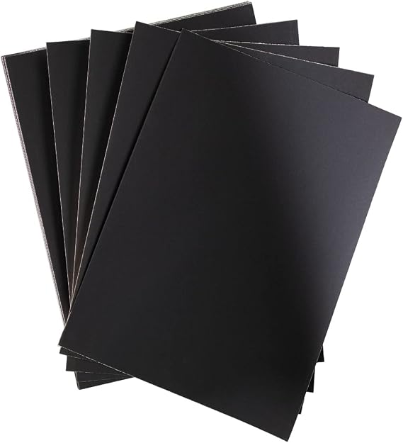 UART Sanded Pastel Paper, Dark, 320 Grade, 9x12 in, 10 Sheets