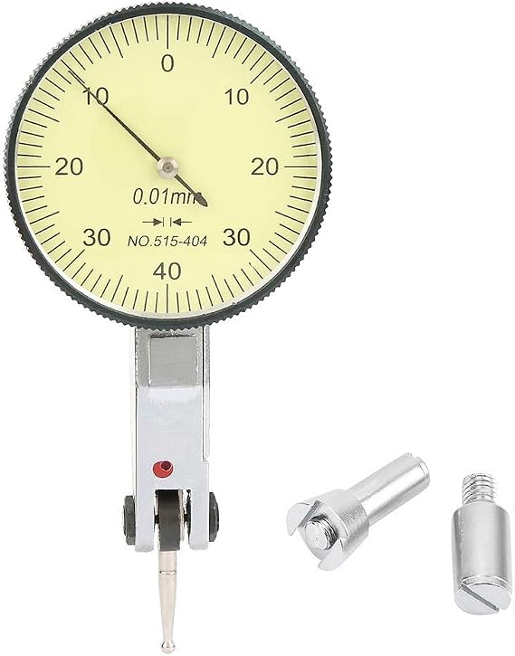Dial Test Indicator, Lever Test Indicator Aluminum Dial Gauge Meter Tool for Precise Measurement