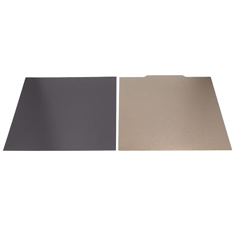 332x340mm Double Sided Textured PEI Build Plate for Raise3d Pro2 PRO 2 Plus 3D Printer Flexible Steel Print Bed with Magnetic Base, Double Sided PEI Sheet and Magnetic Sticker